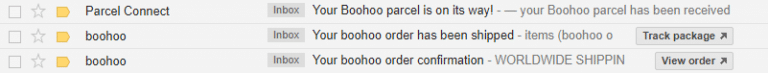 tracking order