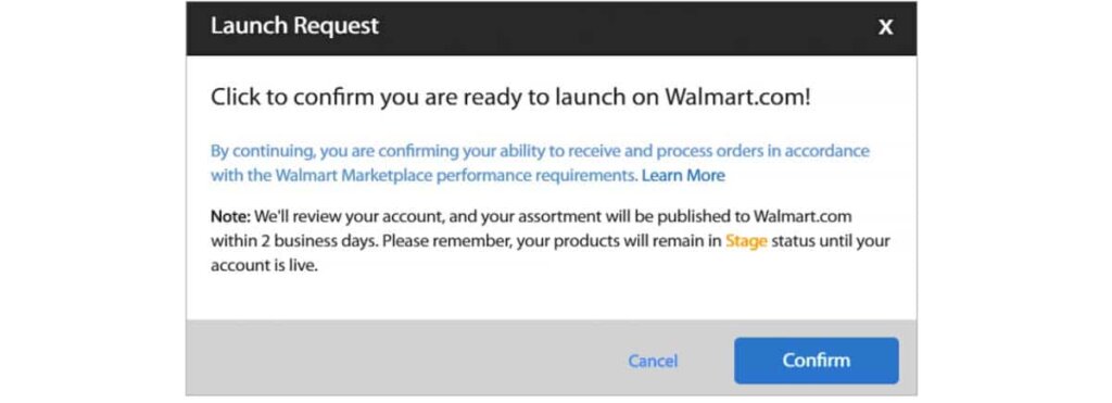 ready to sell on Walmart