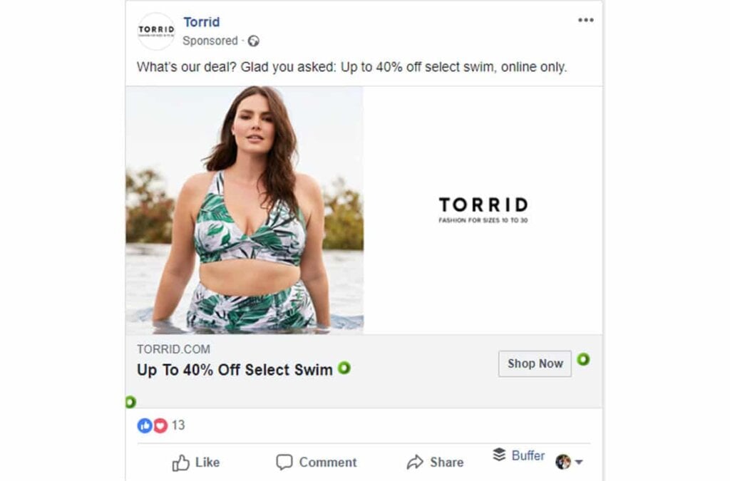 Re-targeting Facebook ads