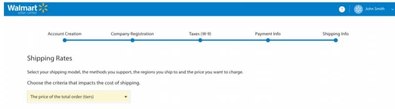 Walmart shopping rates