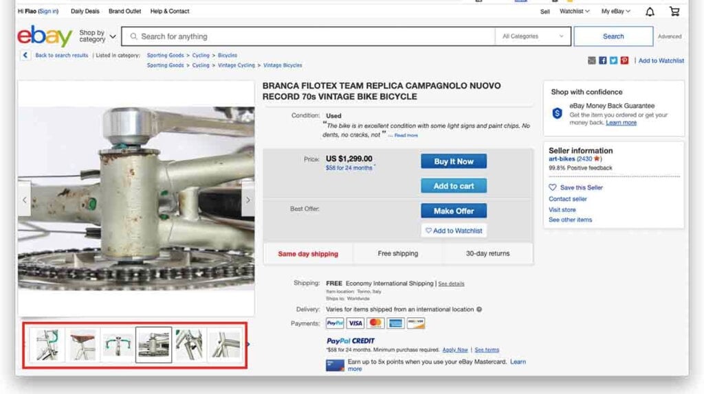  Imágenes de productos en eBay