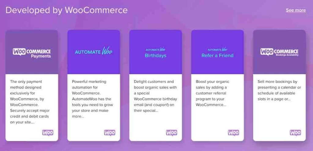 WooCommerce apps