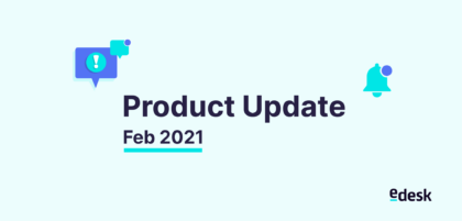 eDesk Product Update Feb 2020