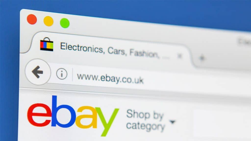 eBay categories