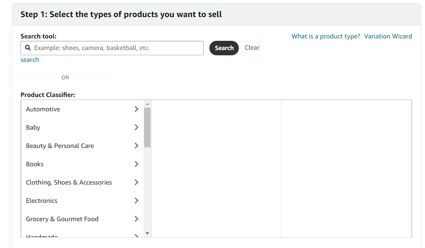 Amazon Product Categories