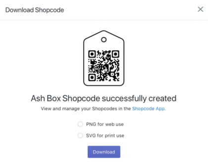 Shopcodes