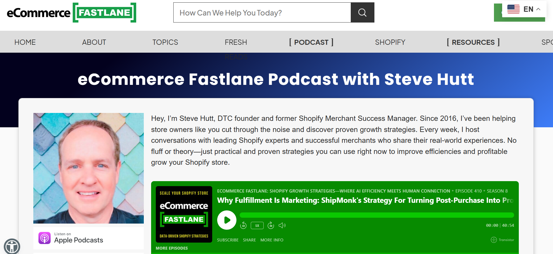 eCommerce Fastlane