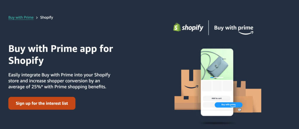 Shopify merchants can soon choose to offer Buy with Prime directly within  their Shopify Checkout