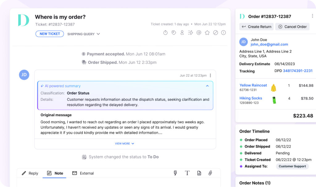 Debenhams eDesk Faster, smarter customer support software for