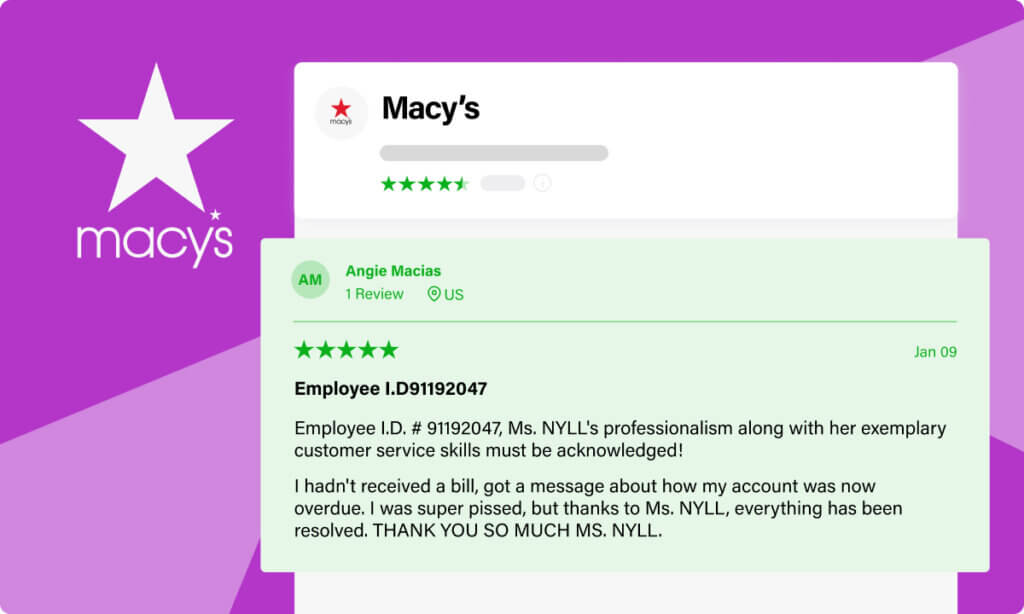 Provide exceptional customer service on Macy's Marketplace eDesk