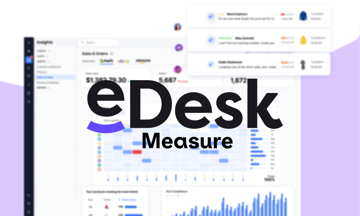 Measure - eDesk Customer Support for eCommerce