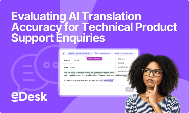 Evaluating AI Translation Accuracy for Technical Product Support Inquiries